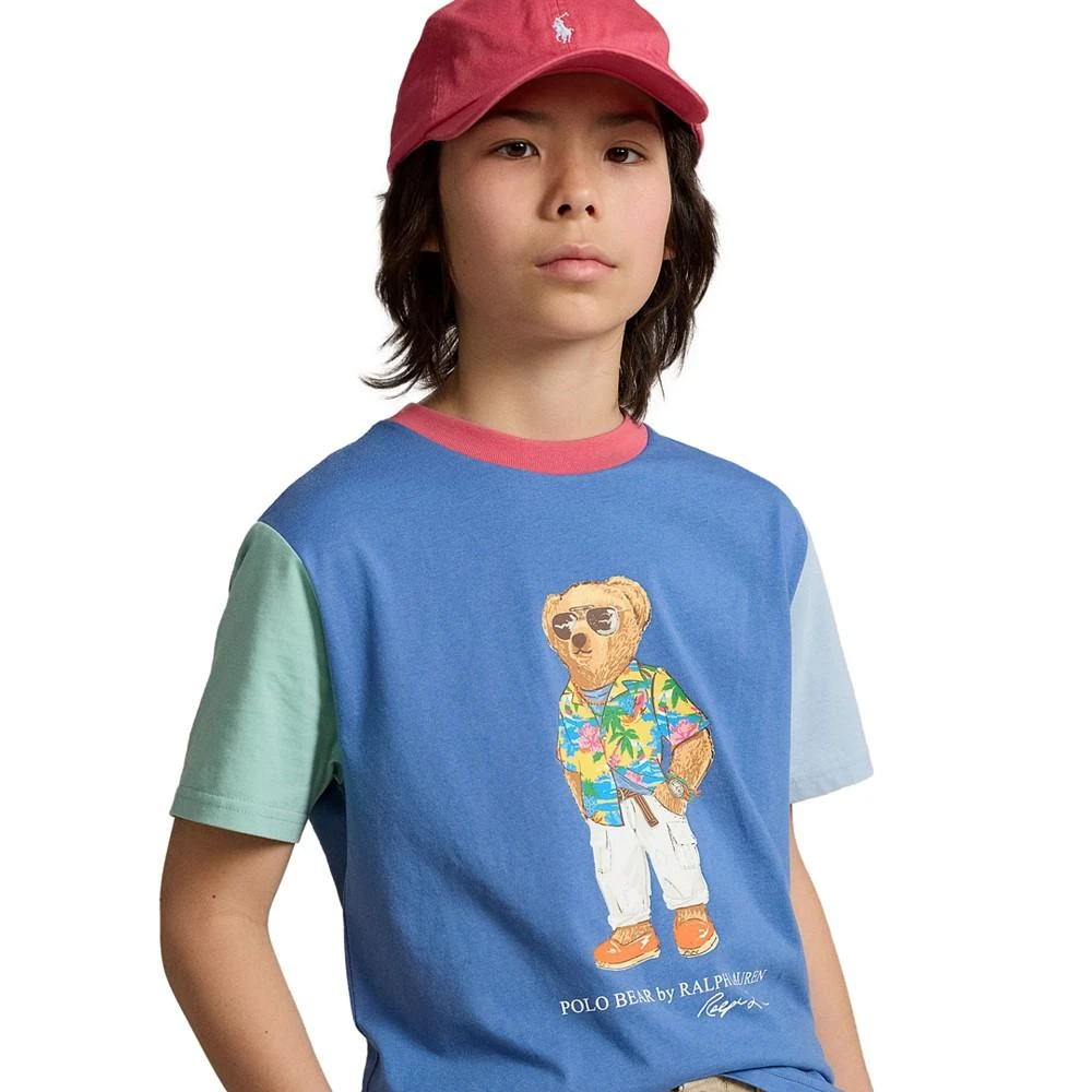 Polo Ralph Lauren Big Boys Polo Bear Color-Blocked Cotton T-shirt 2