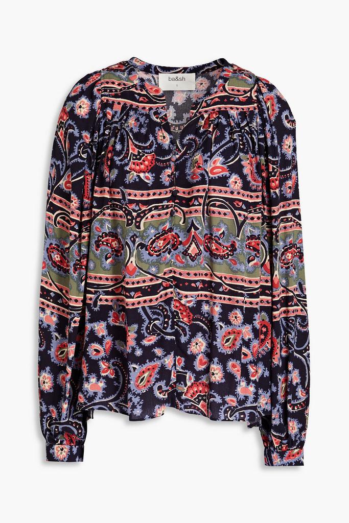 ba&sh Paisley-print crepe blouse