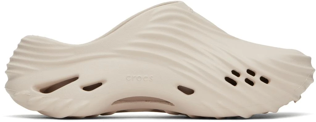 Crocs Beige Echo Wave Clogs 1