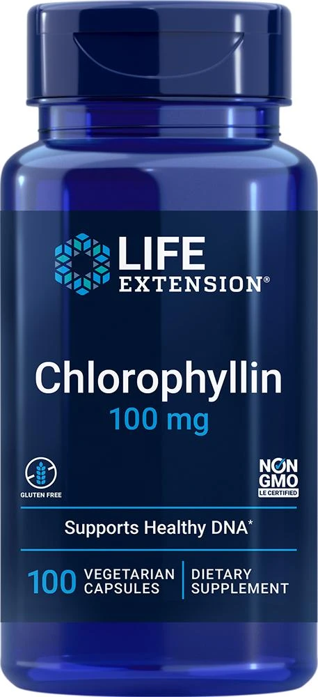 Life Extension Life Extension Chlorophyllin, 100 vegetarian - 100 mg (100 mg, 100 vegetarian capsules) 1