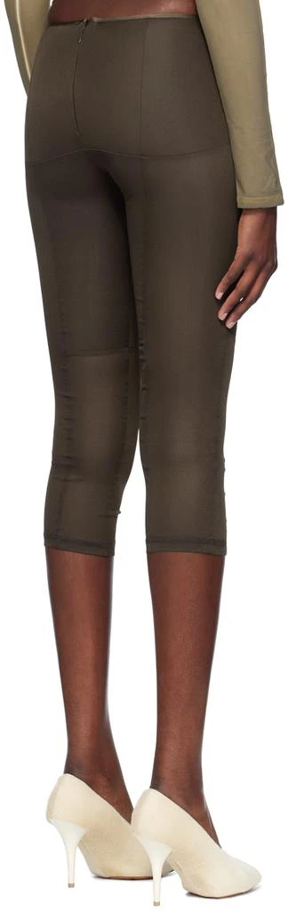 KNWLS Brown Grace Capri Leggings 3