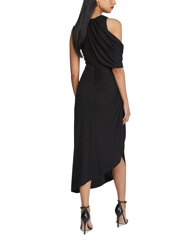 gabrielle linen midi wrap dress UO Gabrielle Linen Midi Wrap Dress