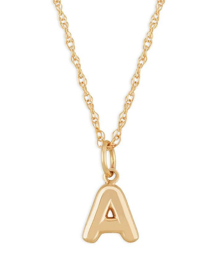 Bloomingdale's Initial Pendant Necklace in 14K Yellow Gold, 18" 1