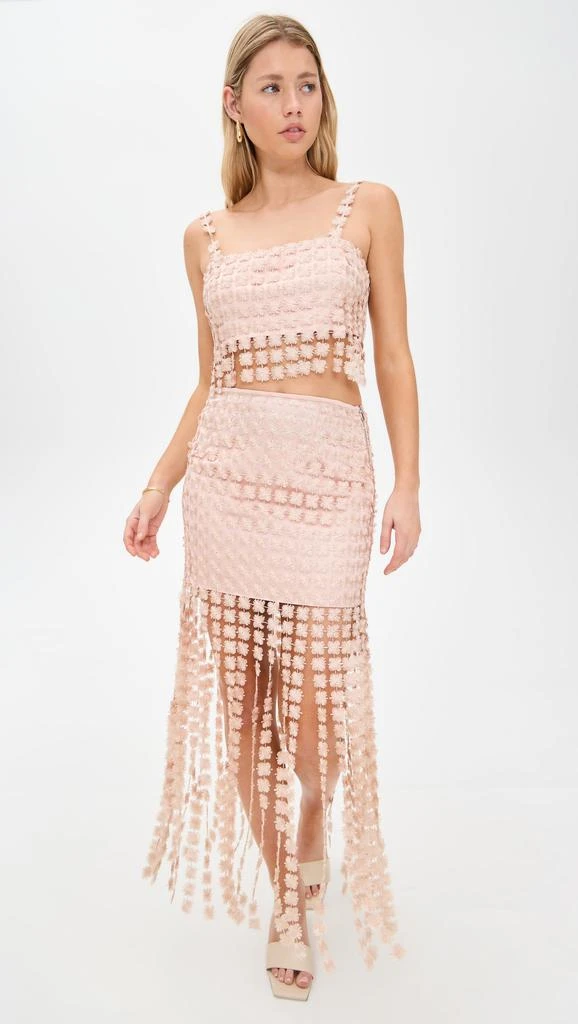 SAYLOR Elie Fringe Skirt Set 7