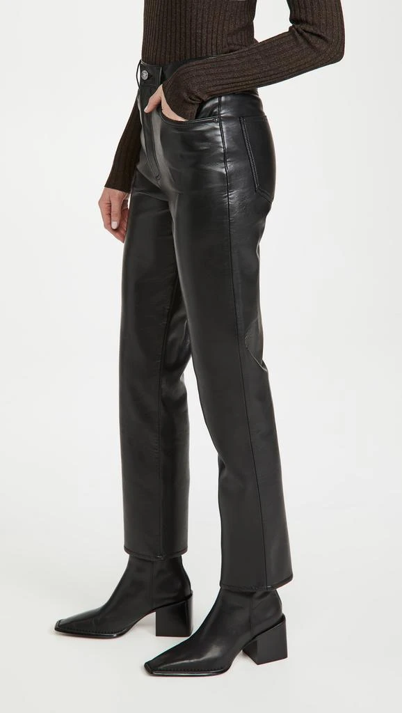 AGOLDE Recycled Leather Fitted '90s Pants 3