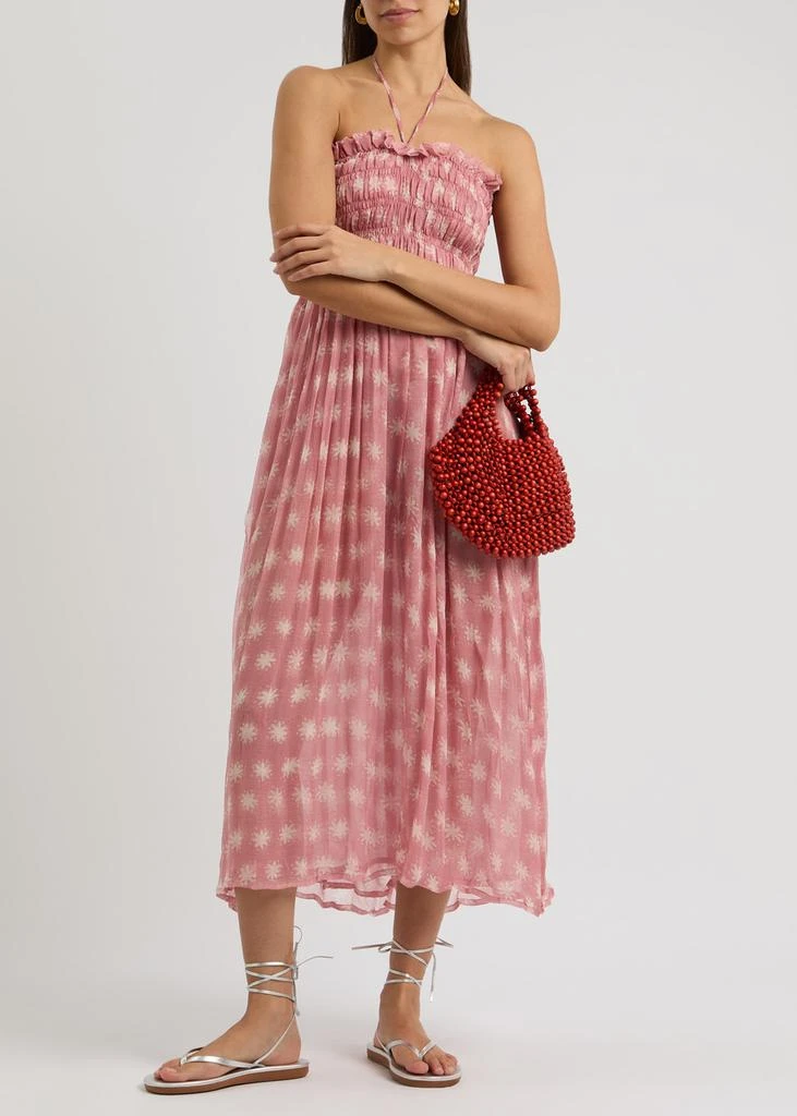 Cloe Cassandro Billie printed silk-georgette midi dress  4