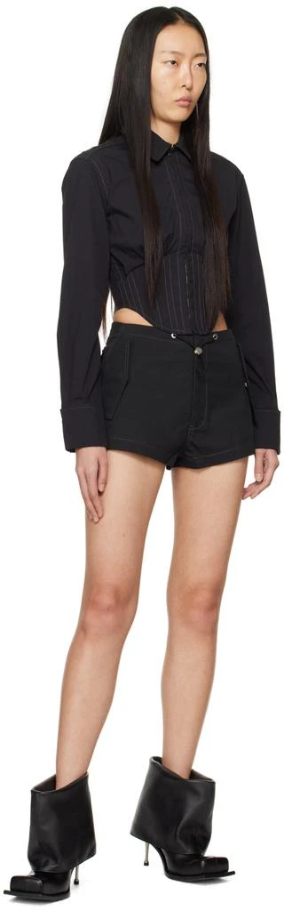 Dion Lee Black Parachute Shorts 4