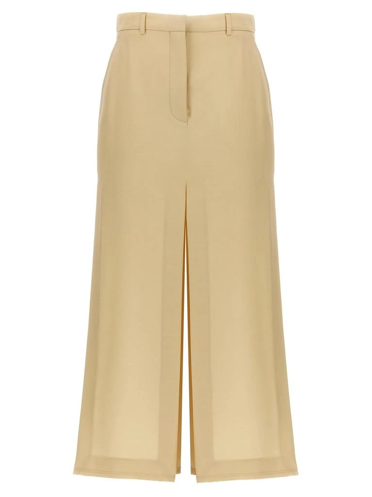 Lanvin Lanvin High Waist Slit Maxi Skirt 1