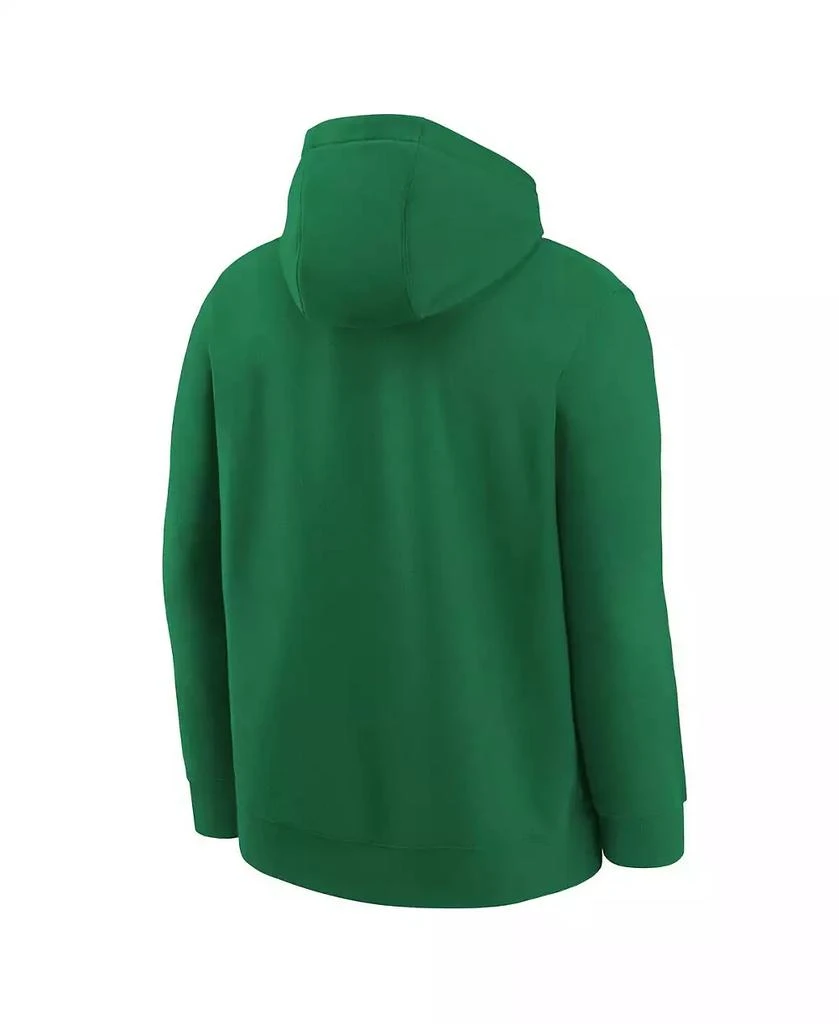 NIKE Big Boys and Girls Kelly Green New York Jets Rewind Club Fleece Pullover Hoodie 2