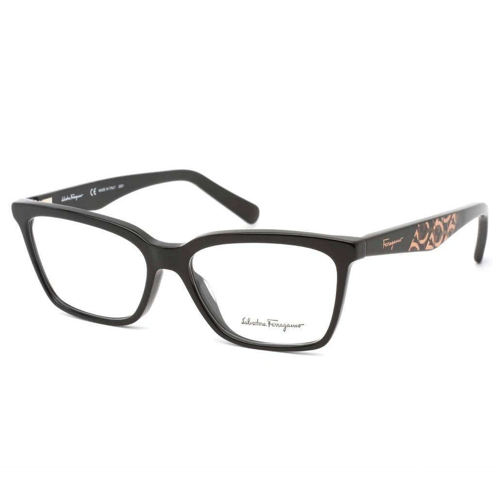 Salvatore Ferragamo Salvatore Ferragamo Women's Eyeglasses - Black Rectangular Full-Rim Frame | SF2904 001 1