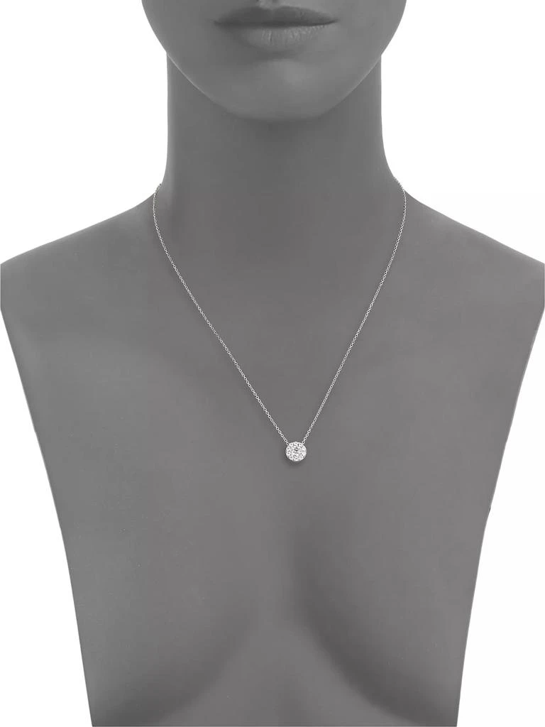 Hearts On Fire Fulfillment Round Diamond & White Gold Pendant 2