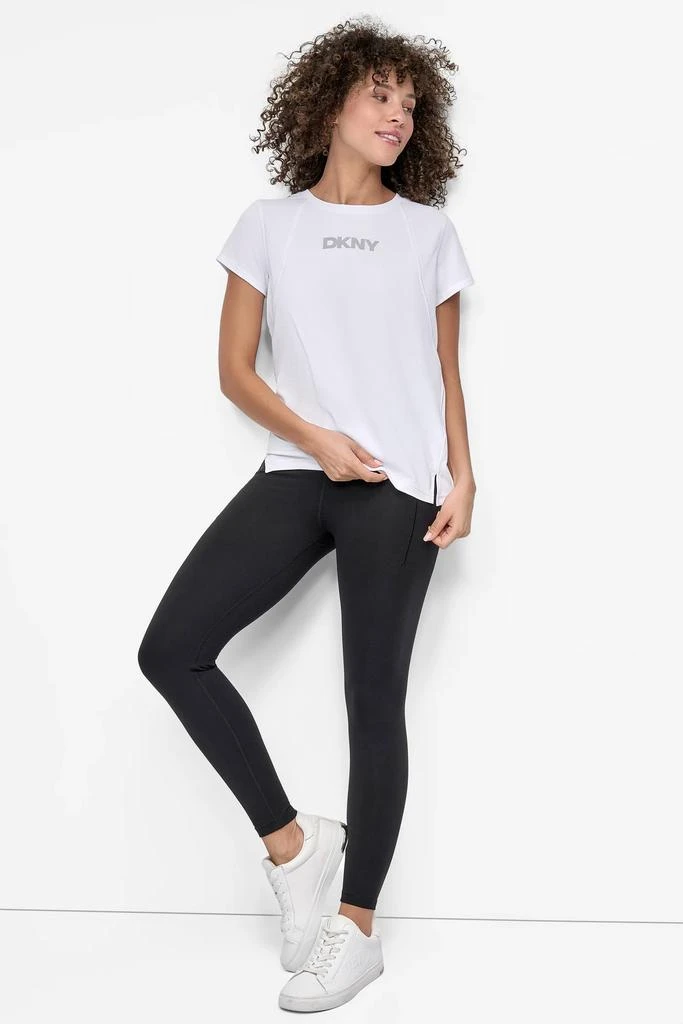 DKNY TECH MESH LOGO TEE 6