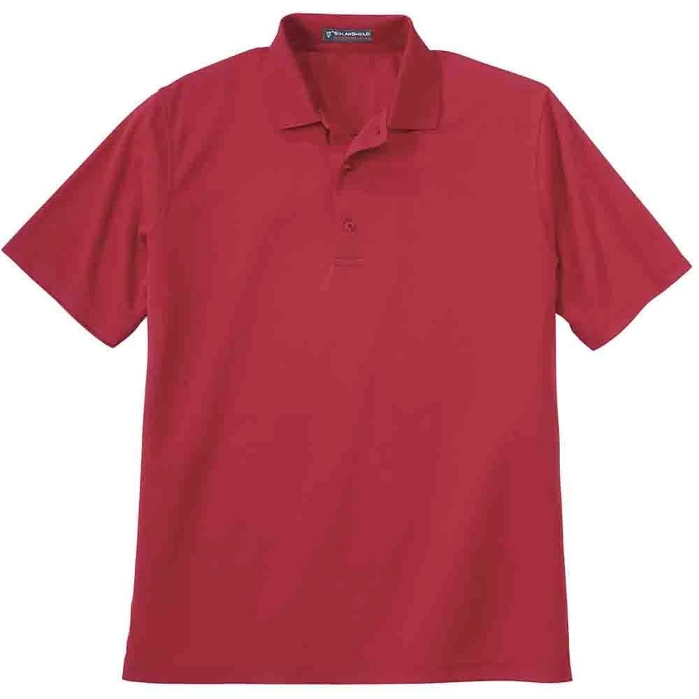 River's End UPF 30+ Solid Short Sleeve Polo Shirt 1