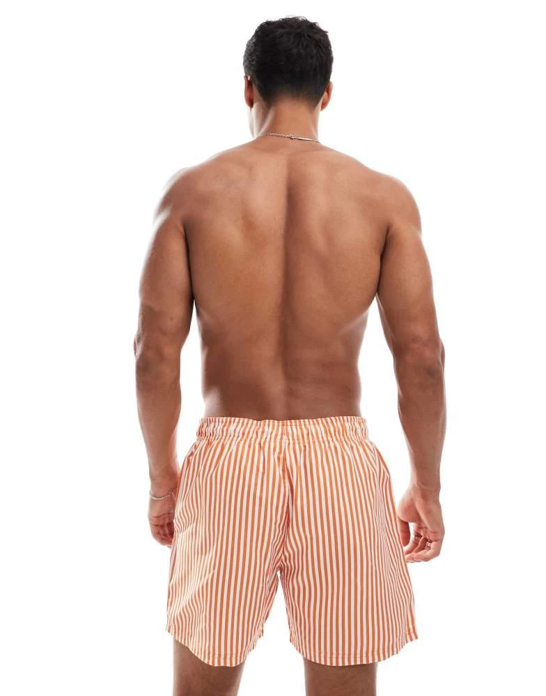 Regatta Regatta Loras swim short in celosia orange stripe 3