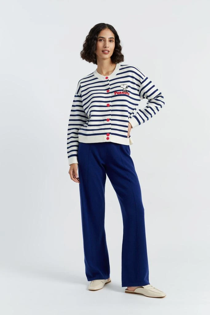 Chinti 
Parker Cream Merino Snoopy Milano Cardigan 3