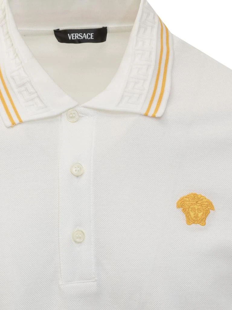 Versace Versace Medusa Polo Shirt With Greca Jacquard 3