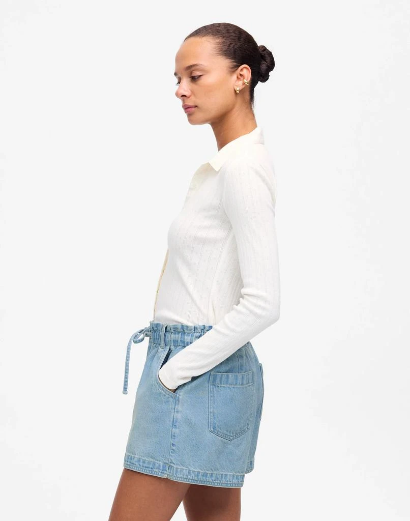 Madewell Tie-Waist Denim Shorts 3