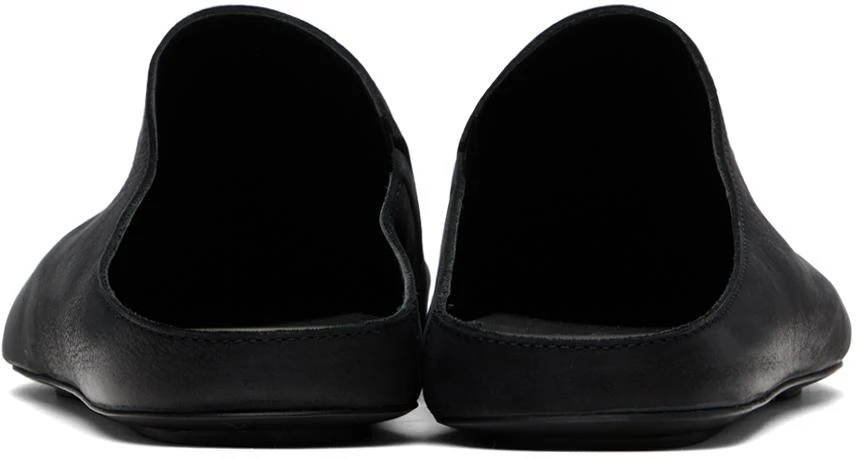 UMA WANG Black Ballet Slipper Loafers 2