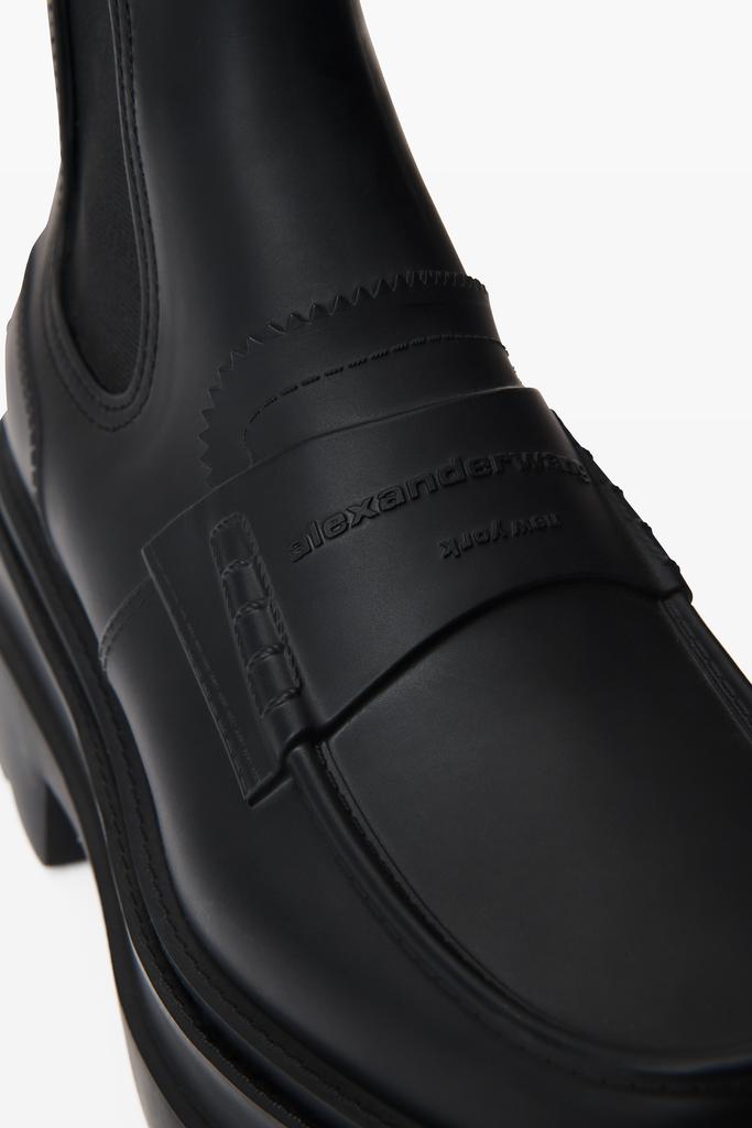 Alexander Wang Carter 75mm Ankle Platform Boot in Rubber