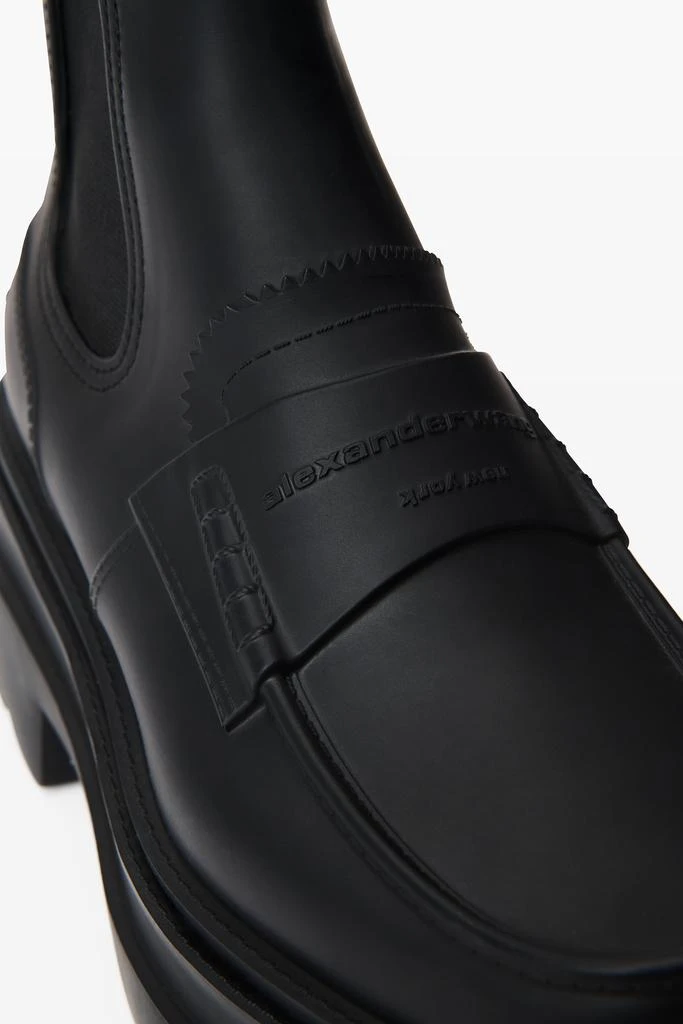 Alexander Wang Carter 75mm Ankle Platform Boot in Rubber 2