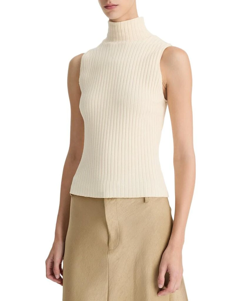 Vince Rib Sleeveless Turtleneck 1