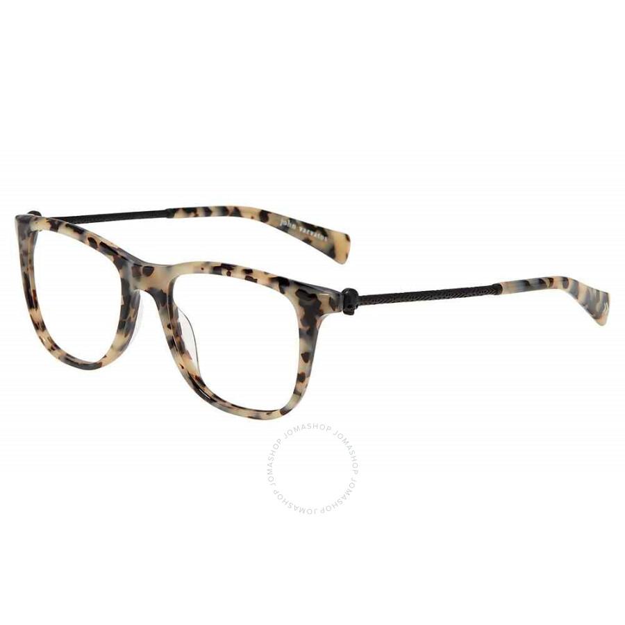 John Varvatos Demo Square Ladies Eyeglasses V418 0TOR 52