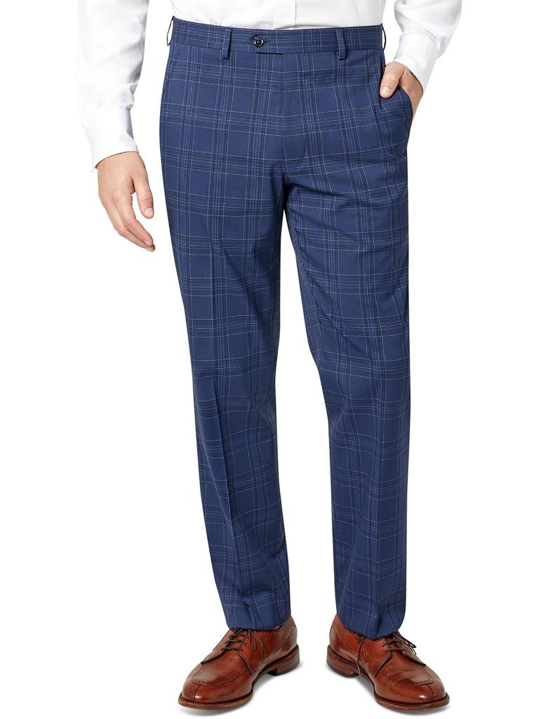 Sean John Mens Classic Fit Pattern Suit Pants