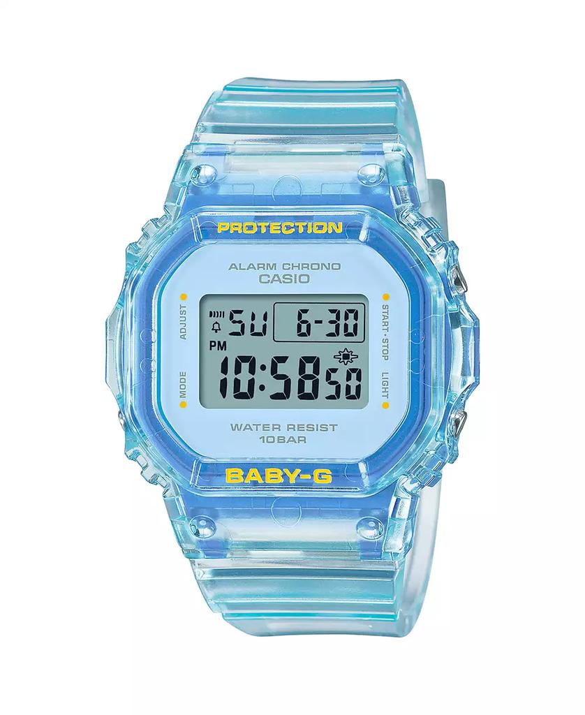 G-Shock G-Shock Women's Digital Blue Resin Watch, 37.9mm BGD565SJ-2