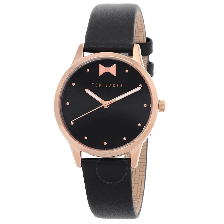Ted Baker London Fitzovia Bow Quartz Black Dial Ladies Watch BKPFZS119 1