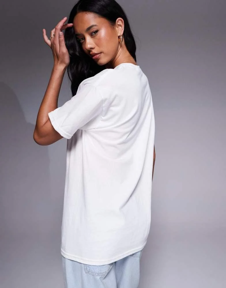 River Island River Island strawberry bikini t-shirt in white 4
