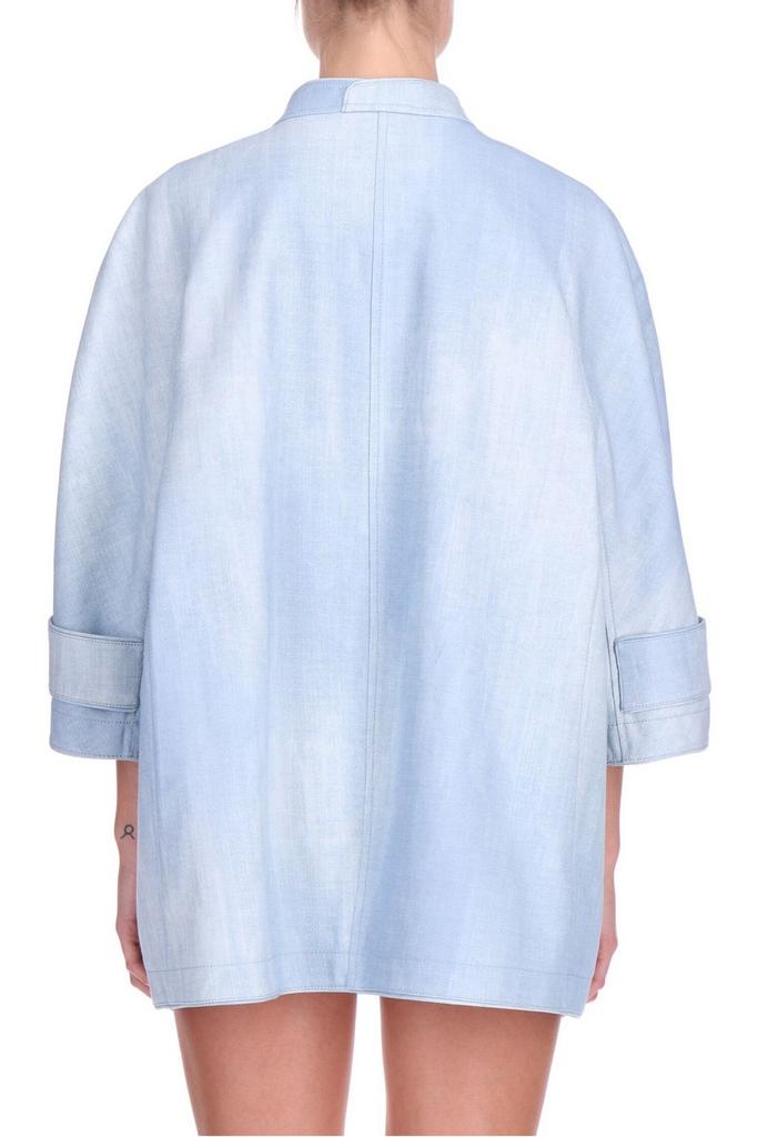 ERMANNO Ermanno Scervino Long Sleeved Denim Coat
