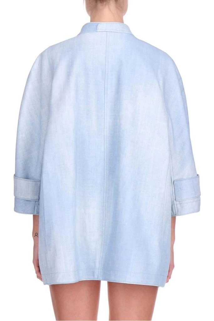 ERMANNO Ermanno Scervino Long Sleeved Denim Coat 2