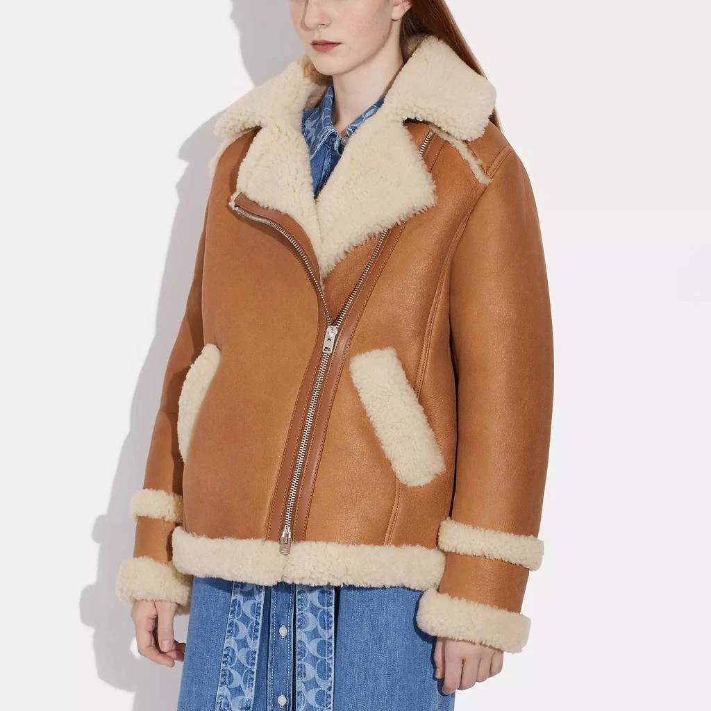 Coach Shearling Aviator 2