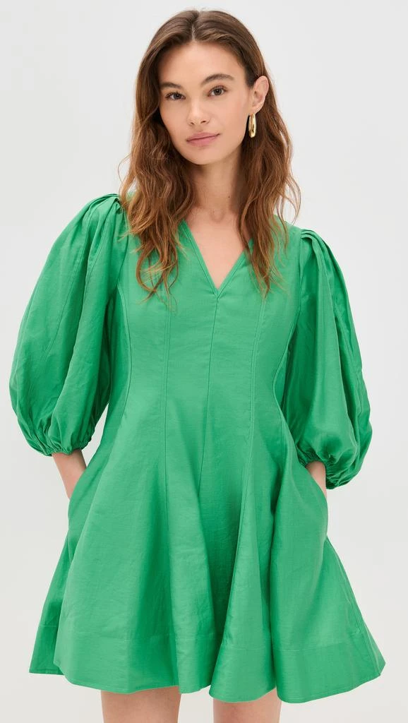 English Factory Puff Sleeve Flare Mini Dress - Dresses & Skirts - Free  Shipping - BeyondStyle