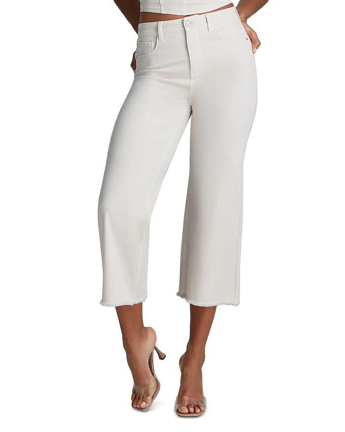Commando Crop Wide Leg Jeans in Porcelain 1