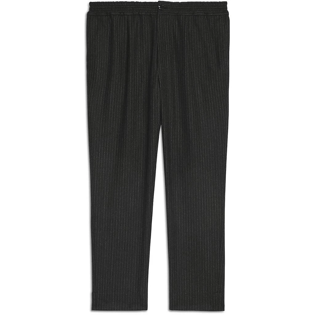 AMI Mens Smocked Pinstripe Trouser Pants 3