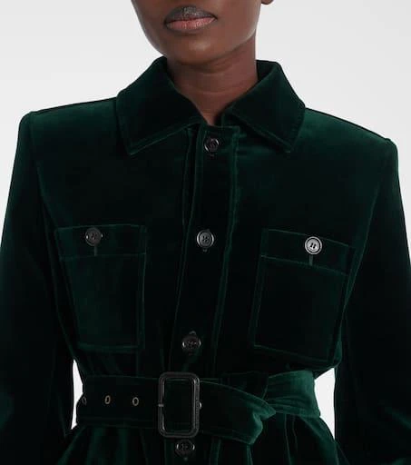 Yves Saint Laurent Saharienne cotton velvet jacket 4