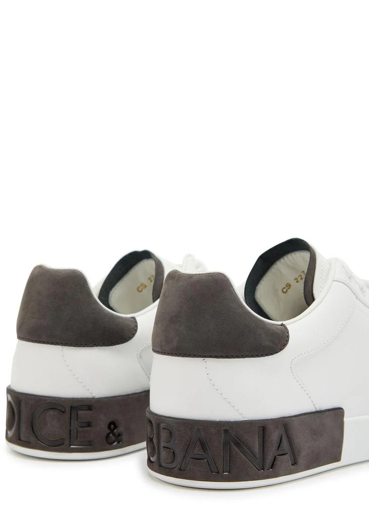 Dolce
Gabbana Portifano panelled leather sneakers 4
