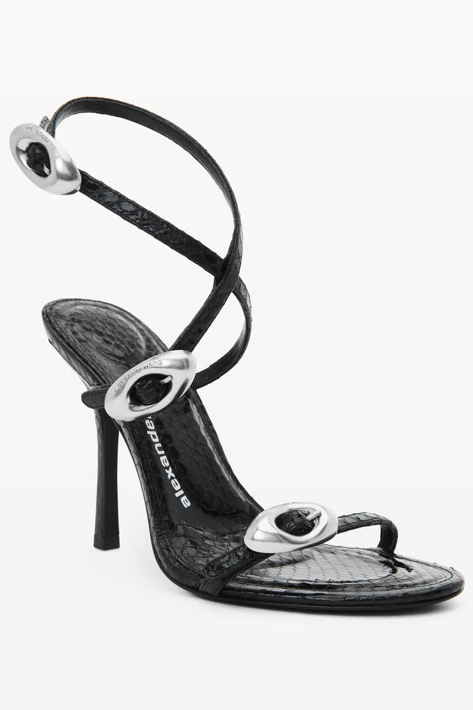 Alexander Wang dome 105 water snake strappy slide sandal 2