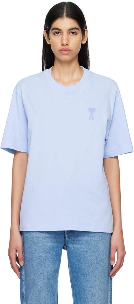 AMI Paris Blue Ami de Cœur T-Shirt 1