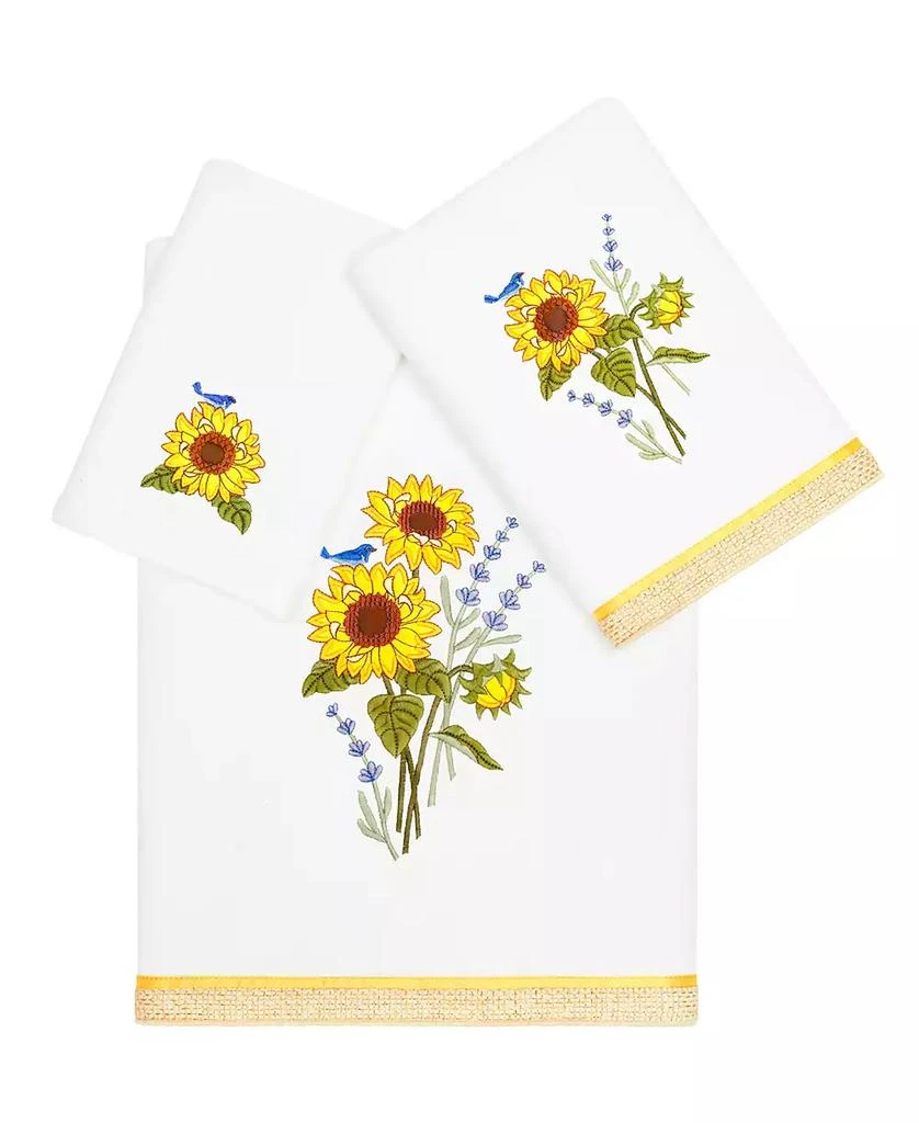 Linum Home Textiles Turkish Cotton Girasol Embellished 2-Pc. 1