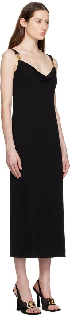 Versace Black Medusa Midi Dress 2