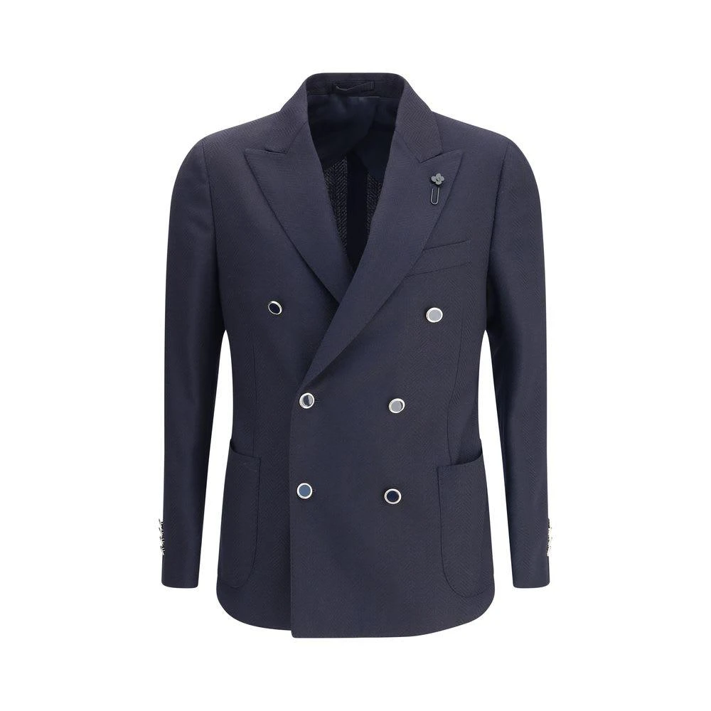 LARDINI Fleece Wool Men
s Blazer