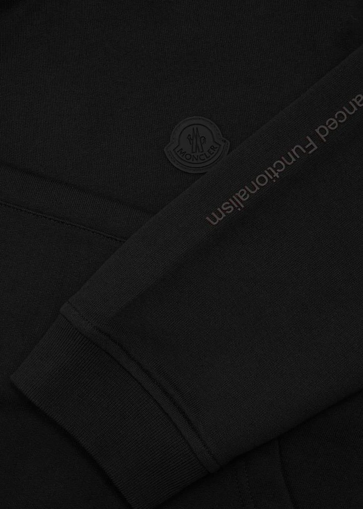 Moncler Logo hooded cotton sweatshirt 5
