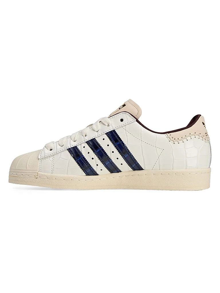 Adidas Unisex adidas x Wales Bonner Superstar Crocodile-Embossed Leather Sneakers 6