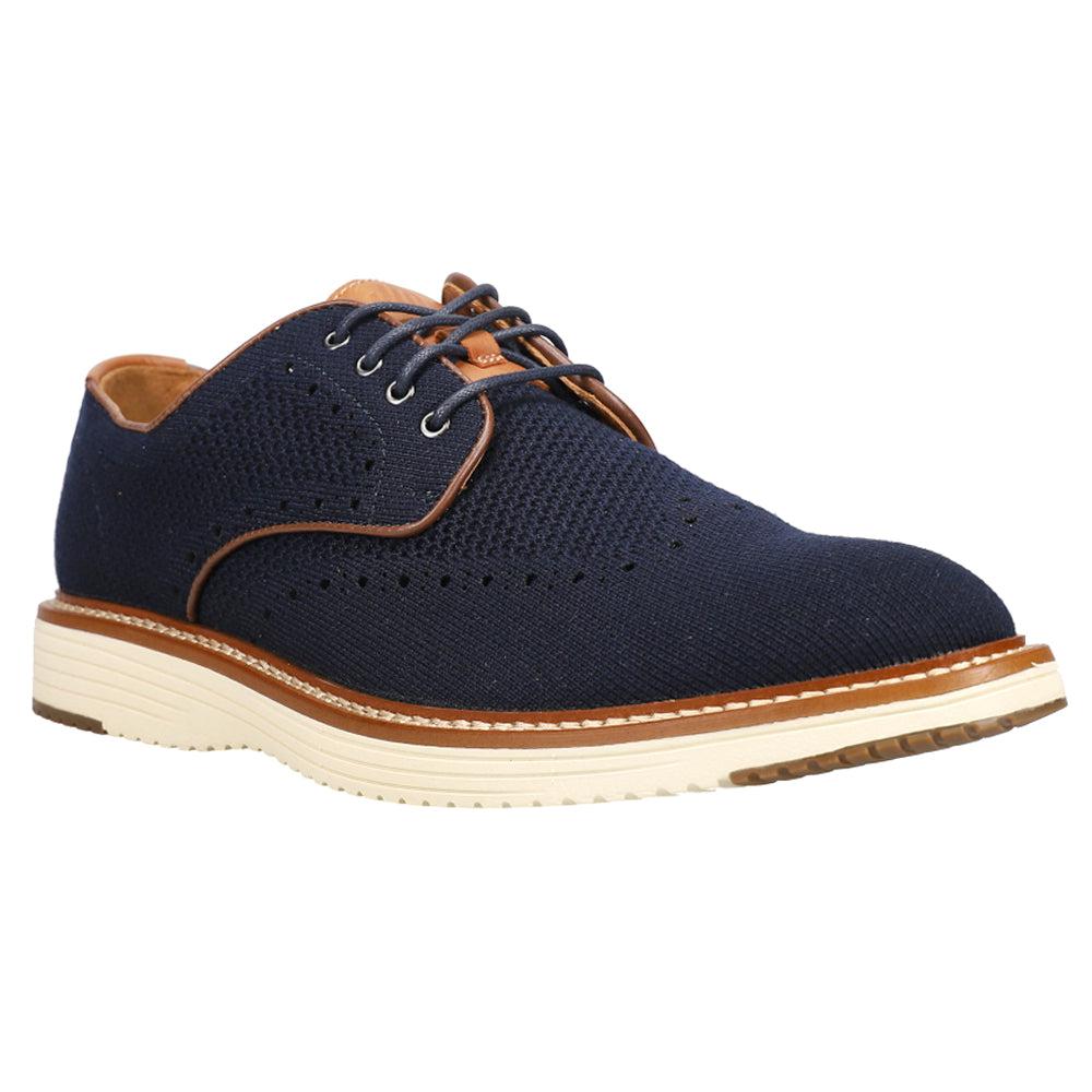 Johnston & Murphy Upton Knit Oxford Plain Toe Dress Shoes