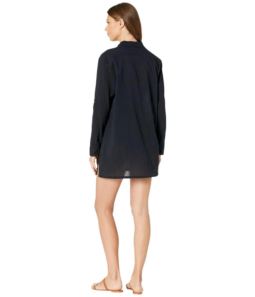 La Blanca Island Fare Camp Shirt Cover-Up 3