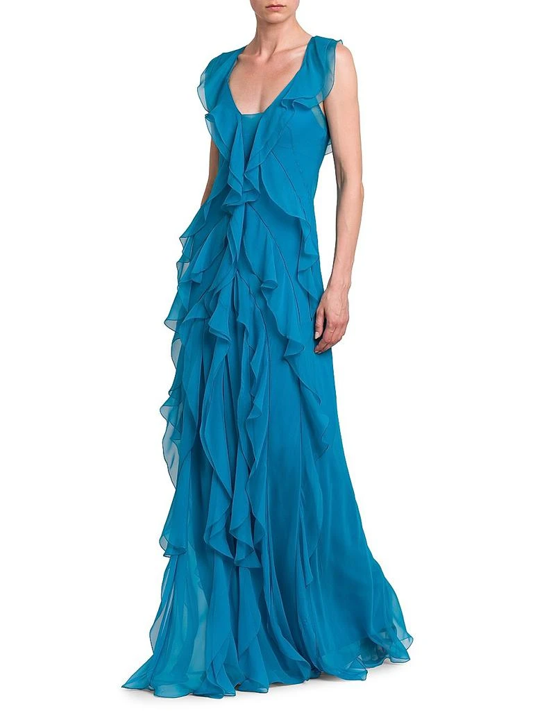 Ruffle Silk Sleeveless Gown  On Sale Now with Up to 70% Off | Discover  Exclusive Deals & Savings at BeyondStyle  Authentic Alberta Ferretti  dresses|Women's|women-owned or founded|scoopneck|8|solid|sleeveless|silk|women's  apparel|a-line|premier ...