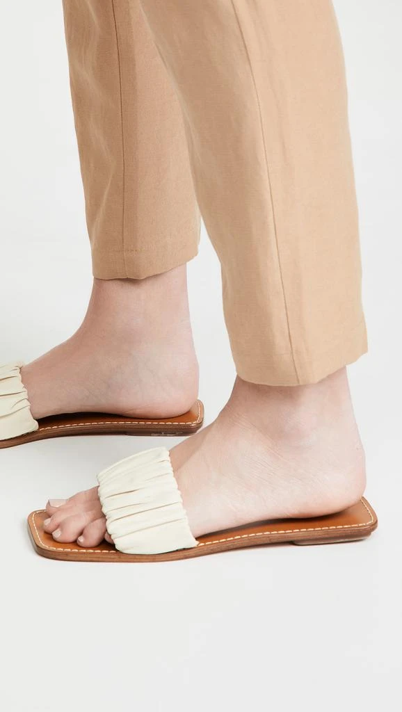 Staud Nina Ruched Sandals 2