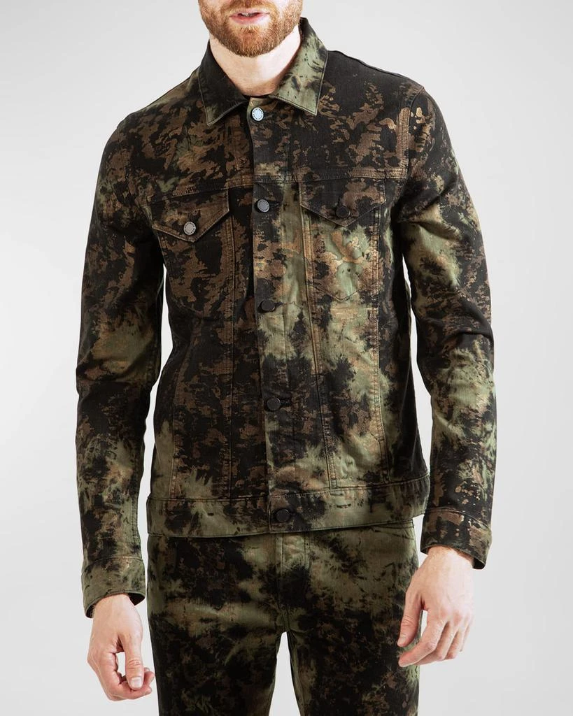 MONFRÈRE Men's Tie-Dye Trucker Jacket 4